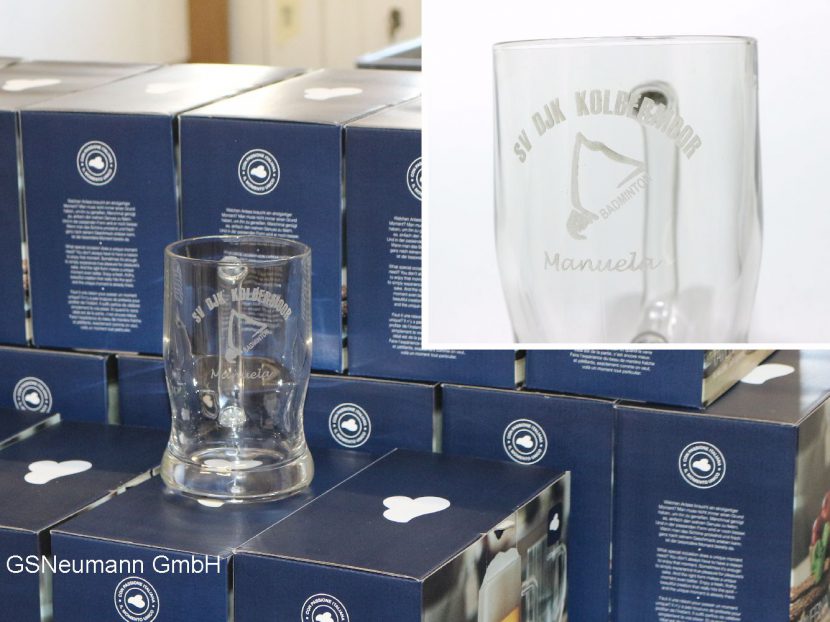 Laser Gravur Glas